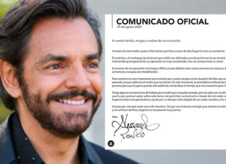 Eugenio Derbez sufre accidente, Alessandra Rosaldo lo da a conocer por medio de un comunicado