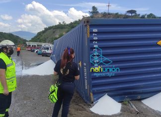 #Ciutzeo Vuelca tráiler en la entrada a la autopista de Occidente