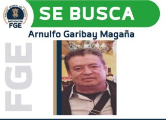 Ofrece Fiscalía General recompensa para localizar a Arnulfo Garibay Magaña, víctima de secuestro agravado, en Ecuandureo
