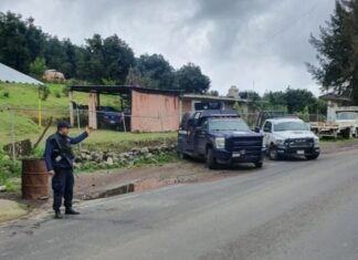 Continúan labores de seguridad en Nuevo Parangaricutiro; coordinadas por SSP, Sedena y GN
