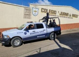 Con recorridos, SSP evalúa afectaciones tras reciente sismo en Coalcomán