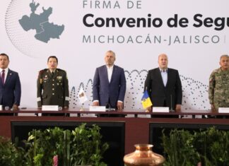 Firma Michoacán Convenio de Seguridad con Colima, Estado de México, Guerrero y Jalisco