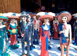 Todo listo para la Feria de la Catrina en Capula, podrás adquirir piezas únicas elaboradas por artesanos michoacanos