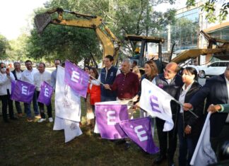 Arranca Alfonso Martínez segunda etapa del parque lineal en Boulevard García de León