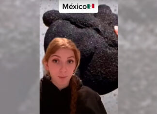 Joven estadounidense dice que el pan de muerto esta hecho con cenizas de difuntos