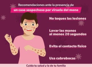 Llama SSM a mantener prevención de contagios de viruela símica