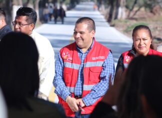 Inaugura Bladimir González obra de acceso a San Pedro de los Sauces en Tarímbaro