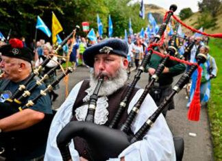 FMM presenta a los Gaiteros de Escocia en la Calzada
