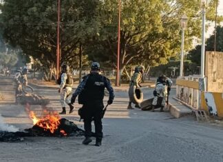 SSP y autoridades federales desbloquean vialidades en Buenavista