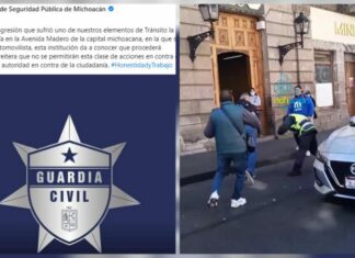 SSP tomará acciones legales contra el conductor que agredió a elemento de transito