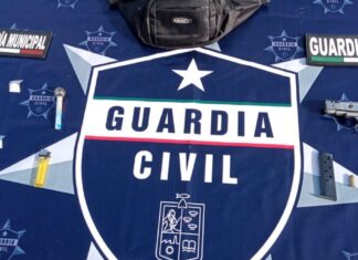 Guardia Civil logra asegurar a tres personas, droga y un arma de fuego durante recorridos