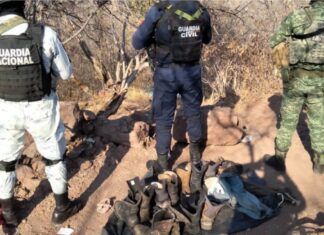 Mediante la BOI, GC asegura y destruye campamento ilícito en Aguililla