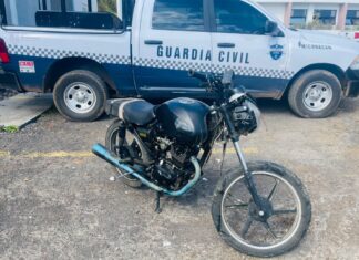 Asegura SSP a cuatro en posesión de droga y vehículo con reporte de robo, en Uruapan