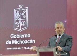 Con Fortapaz se construirán estaciones municipales y se equiparán a bomberos: Bedolla