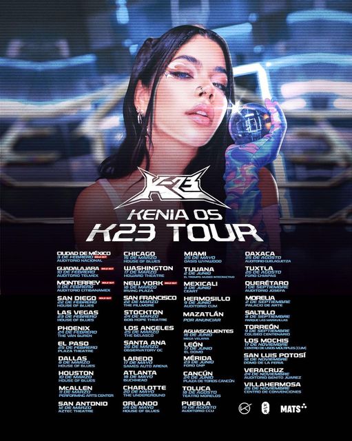 Kenia Os viene a Morelia con su K23 Tour Notiunión