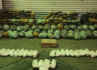 SEDENA asegura más de 24 kilos de cristal en Zinapecuaro