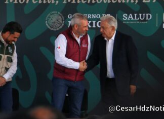 Con su apoyo estamos recuperando a Michoacán: Bedolla a AMLO