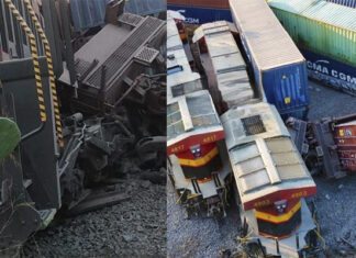 Tren se descarrila en Uruapan, no hay personas lesionadas