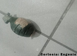 Encuentran granada de fragmentación afuera de dependencia gubernamental