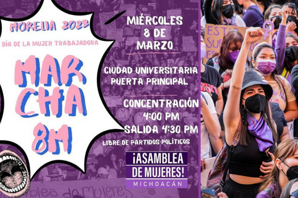 Marcha 8M morelia