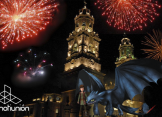 Hoy se enciende la Catedral de Morelia con música de «Cómo entrenar a tu dragón»