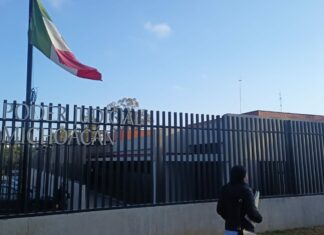 A pocos minutos de que inicie la audiencia de sentencia de Diego Urik en el CERESO David Franco