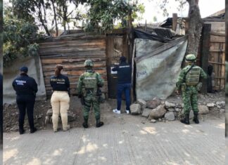 Asegura FGE inmueble relacionado en conductas ilícitas y detiene a dos presuntos responsables