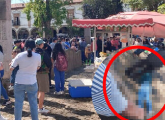 Acribillan a balazos a un hombre en plaza de Pátzcuaro, Michoacán