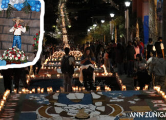 Conoce el tapete monumental en honor a San José Sánchez del Río «Joselito» en Sahuayo, Michoacán
