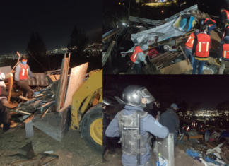 Desalojan a paracaidistas en el Cerro del Quinceo en Morelia y detienen a dos personas