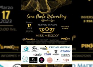 Anuncian cena de networking con Miss México 2023