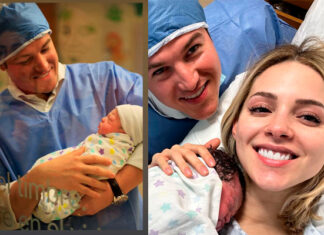 El gobernador de Nuevo León y su esposa Mariana Rodríguez dan la bienvenida a su primera hija