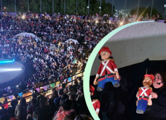 Cientos de personas disfrutaron del espectáculo de títeres de Cri-Cri