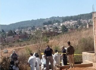 Descubren una fosa con restos humanos en Pátzcuaro