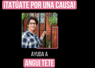 ¡Tatuajes con causa! Ayuda a Angui Tete en su lucha contra el cáncer