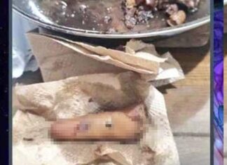 Familia encuentra en su almuerzo dedo humano