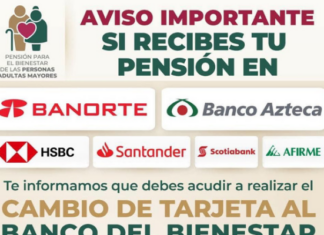 Inicia el cambio de tarjetas del Bienestar en todo México