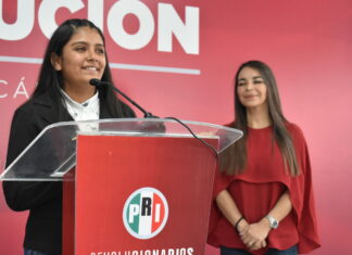 Aleida Mendez de Tarímbaro, Michoacán, ganadora del concurso para ser Presidenta del PRI por un día