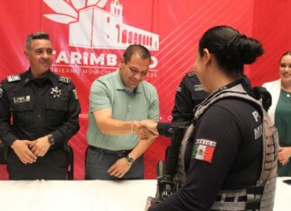 Equipa Bladimir González a Policía Tarímbaro.