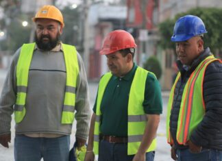 Supervisa Bladimir González avance de obra en San Pedro de los Sauces