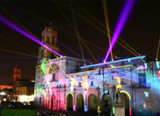 Este 19 de mayo habrá estreno de video mapping en la Plaza Valladolid #Morelia