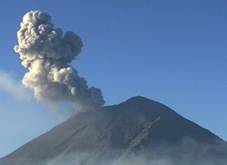 #CNPC Eleva el nivel de alerta del Volcán Popocatépetl a amarillo fase 3