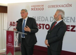 Reconoce Bedolla acompañamiento de Adán Augusto para la estabilidad del Estado