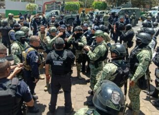 Fuerzas de seguridad toman el control y liberan vialidades en Peribán-Los Reyes