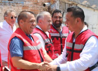 Inaugura Bladimir González y Carlos Torres Piña vialidas en Tarímbaro