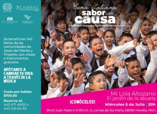 Cena Italiana Solidaria en Morelia: Transforma vidas a través de la música