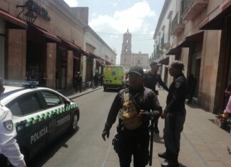 Asaltantes matan a una persona en joyería en pleno centro de Morelia