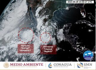 En alerta Protección Civil ante Tormenta Tropical «Beatriz»
