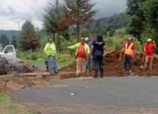 Habitantes de Capacuaro trozan la carretera e impiden el paso a comuneros de comunidades vecinas