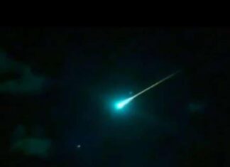 Posible meteorito asombra en Apatzingán